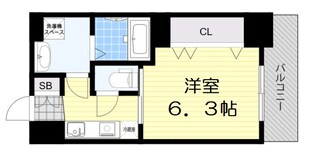 ウインズコート西中島の物件間取画像